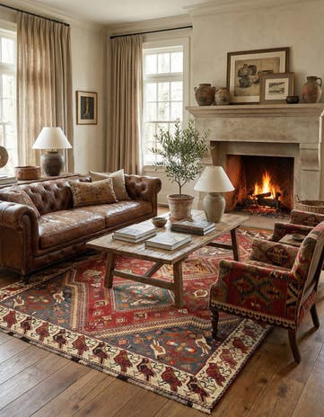 5' 8 x 9' 3 Ghashghai Wool Rug