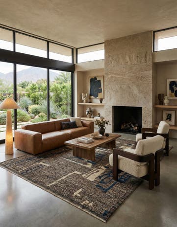9' 5 x 12' 3 Hand Knotted Beni Marok Rug