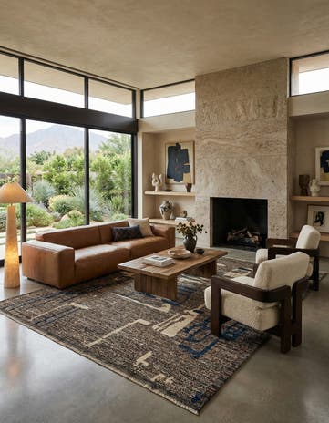 9' 5 x 12' 3 Hand Knotted Beni Marok Rug