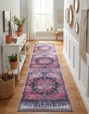 2' 7 x 12' Washable Francesca Runner Rug