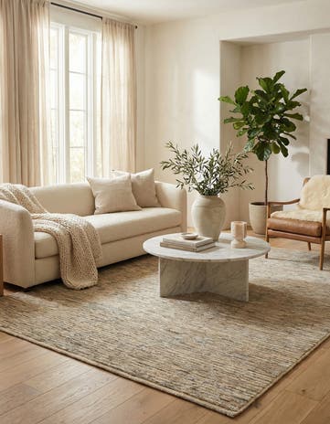 8' x 10' 2 Hand Knotted Moroccan Wool Rug