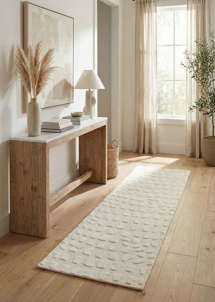 2' 8 x 9' 9 Hand Knotted Darya Wool Runner Rug