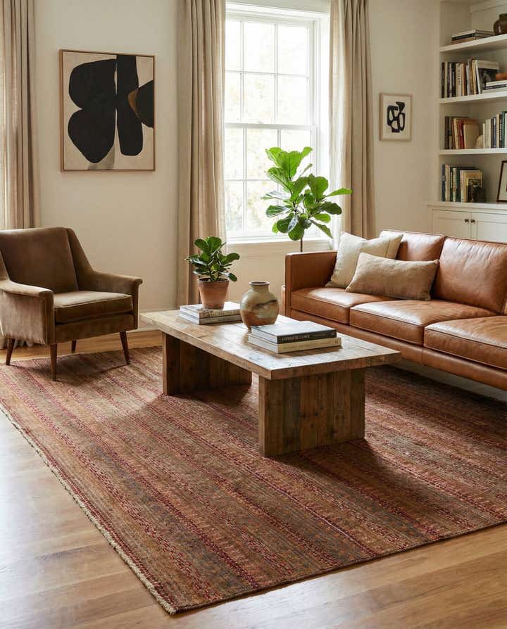 6' x 9' 2 Hand Knotted Darya Wool Rug