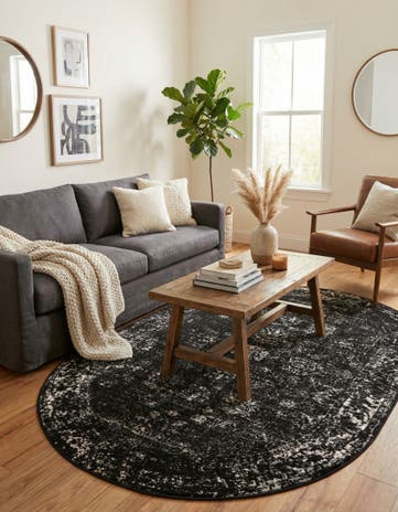 5' 3 x 8' Monte Carlo Oval Rug