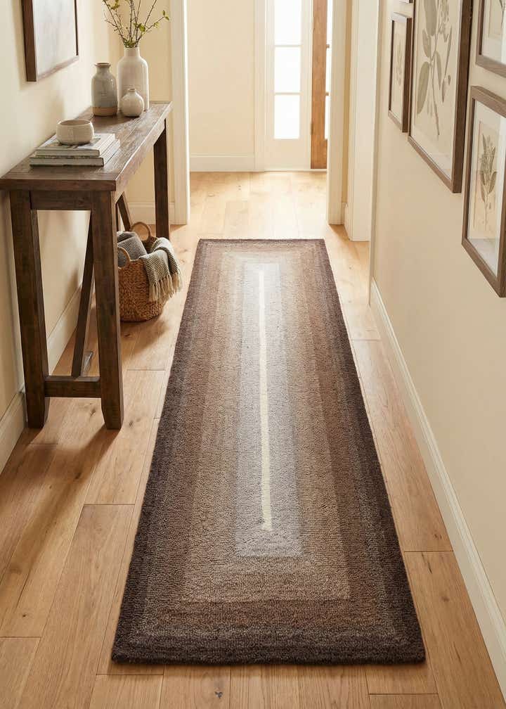 2' x 6' 1 Ombre Wool Runner Rug