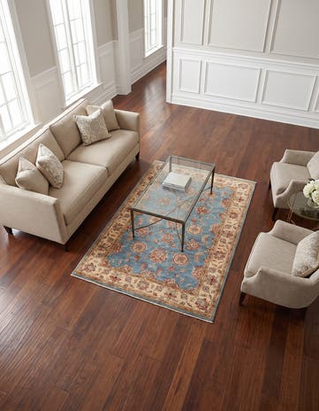 4' x 6' Hand Knotted Pershawar Ziegler Rug