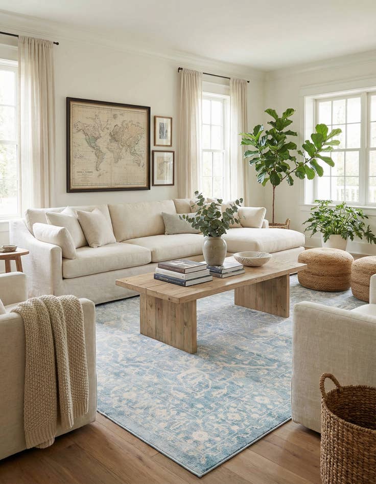 Detail image of  9' x 12' 2 Modern Classical Rug