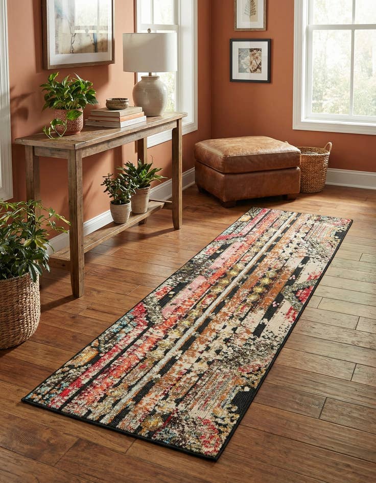 Detail image of 2' x 8' Easy-Clean Casablanca Indoor / Outdoor Runner Rug