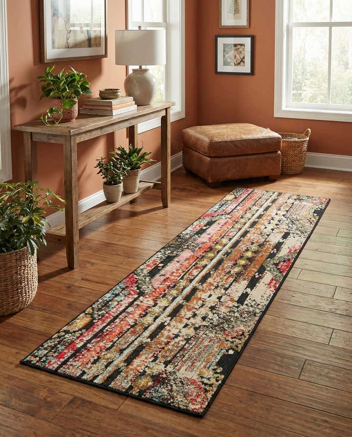 2' x 8' Easy-Clean Casablanca Indoor / Outdoor Runner Rug