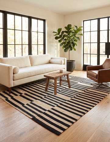5' 6 x 7' 10 Hand Woven Kilim Modern Wool Rug