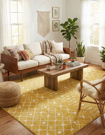 7' 10 x 10' Moroccan Trellis Rug