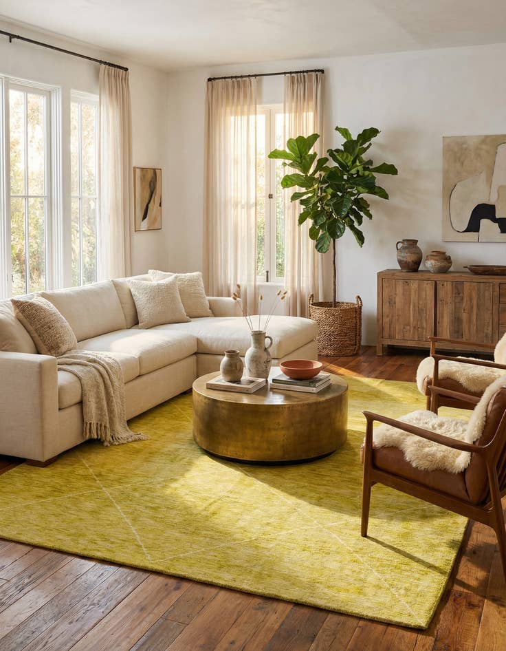 Detail image of 8' 4 x 9' 9  Hand Knotted Moroccan Wool Rug