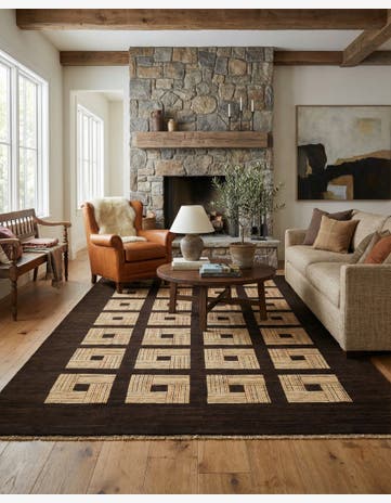 5' 9 x 9' 10 Hand Knotted Kashkuli Gabbeh Wool Rug