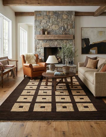 5' 9 x 9' 10 Hand Knotted Kashkuli Gabbeh Wool Rug