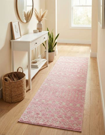 2' x 6' Moroccan Trellis Runner Rug