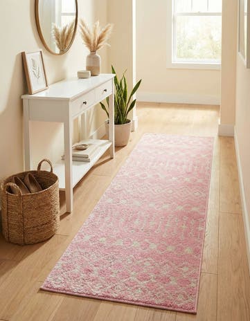 2' x 6' Moroccan Trellis Runner Rug