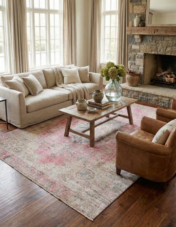 8' 6 x 12' Hand Knotted Ultra Vintage Persian Wool Rug