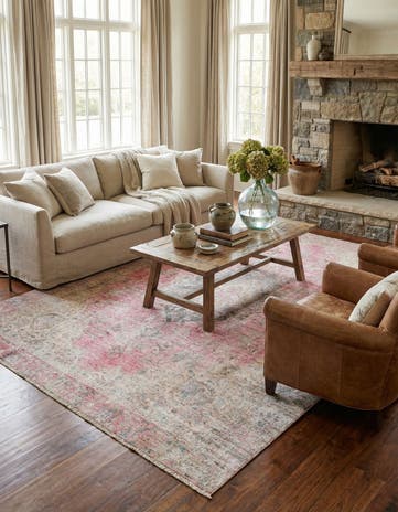 8' 6 x 12' Hand Knotted Ultra Vintage Persian Wool Rug