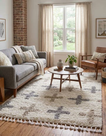 9' x 12' 2 Athena Shag Rug