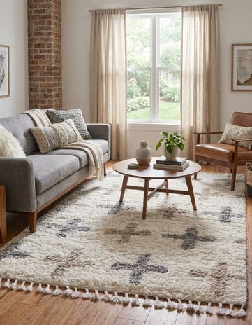 9' x 12' 2 Athena Shag Rug