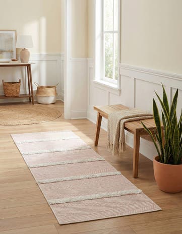 Pink Sabrina Soto Casa Madrid Runner Rug