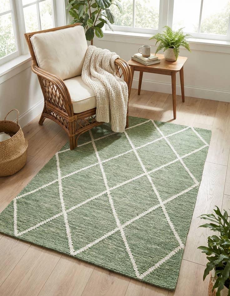 Detail image of  2' 2 x 3' 1  Hand Knotted Jill Zarin Dorset Rug