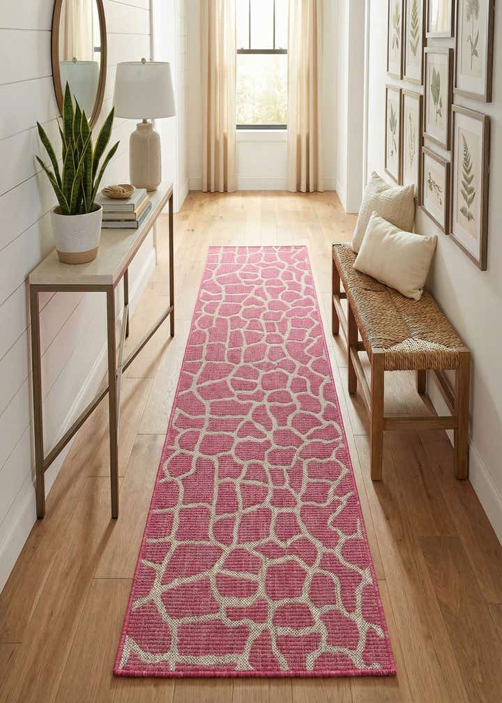 2' x 8' Easy-Clean Safari Indoor / Outdoor Runner Rug
