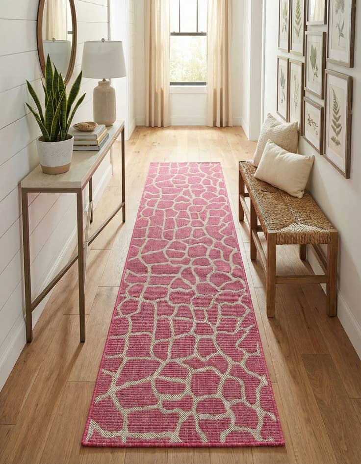 Detail image of 2' x 8'  Washable Safari Indoor / Outdoor Runner Rug