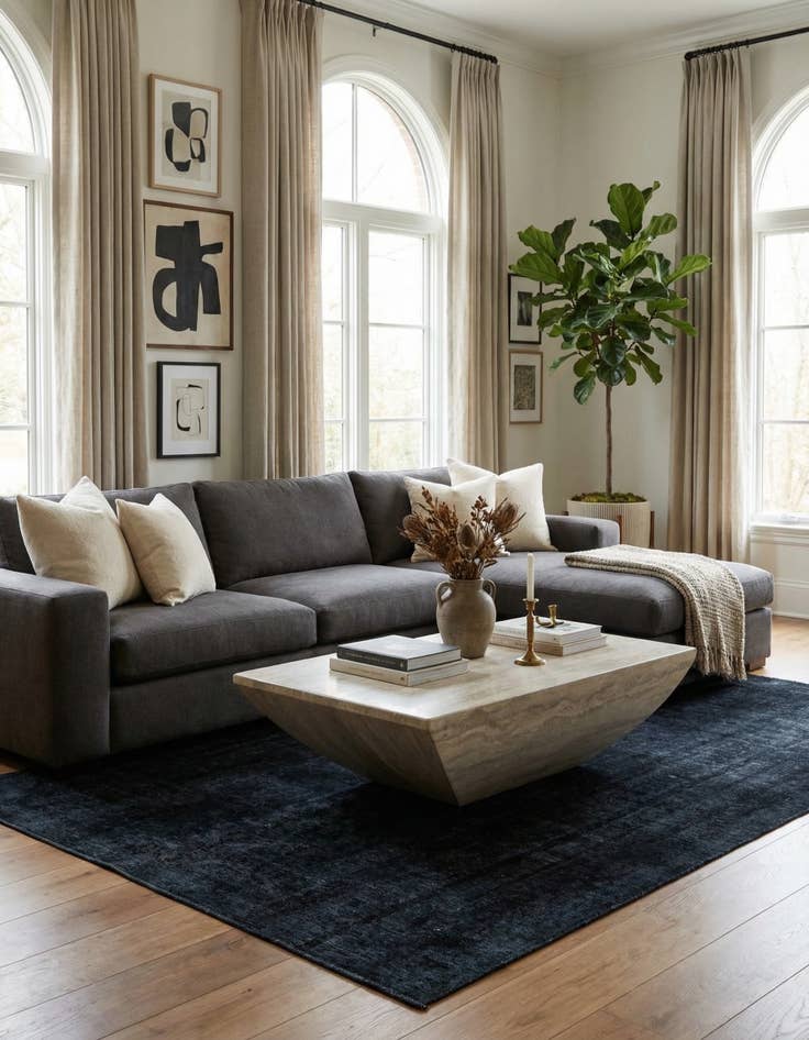 Detail image of  7' 3 x 10' 9  Hand Knotted Ultra Vintage Persian Wool Rug