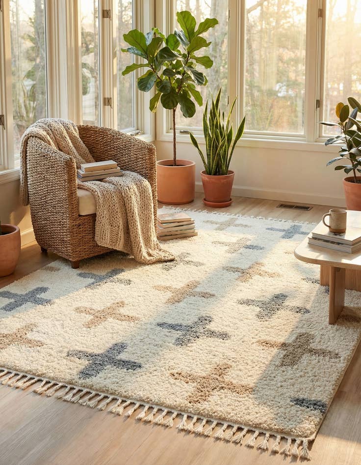 Detail image of 9' x 12' 2 Lagom Shag Rug