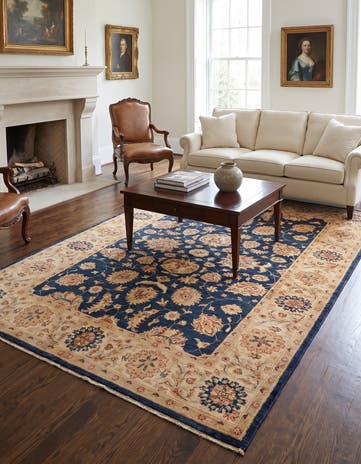 5' 5 x 7' 9 Hand Knotted Ziegler Rug