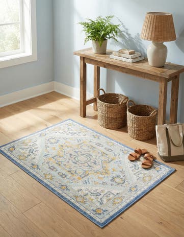 Sky blue Whitney Rug