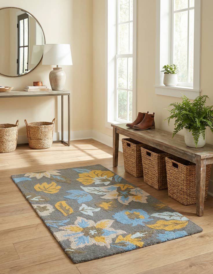 Detail image of 3' x 5' Agra Rug