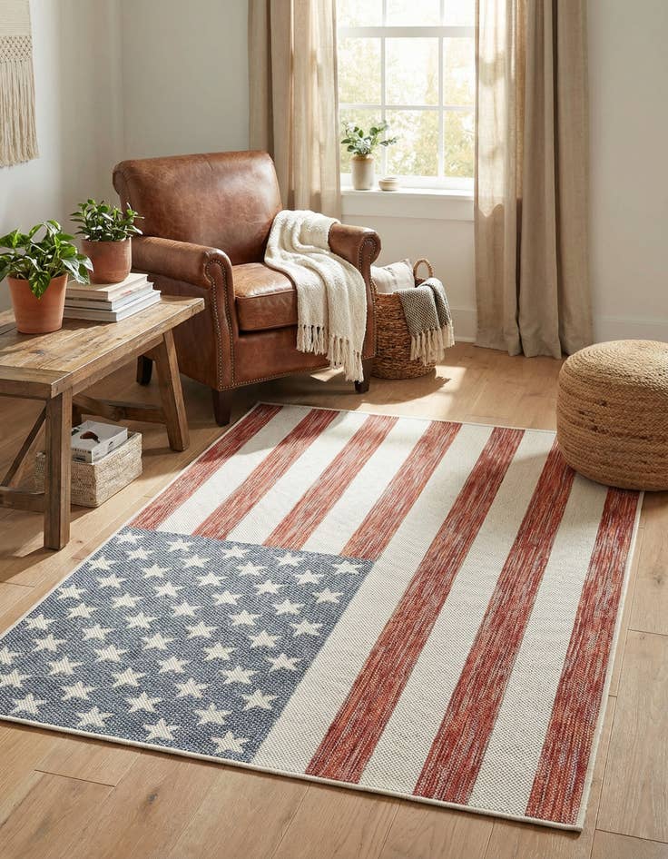 Detail image of 3' x 5' 3 Easy-Clean Jill Zarin Indoor / Outdoor Rug