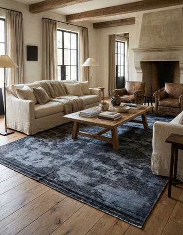 9' 2 x 12' 6 Hand Knotted Ultra Vintage Persian Wool Rug