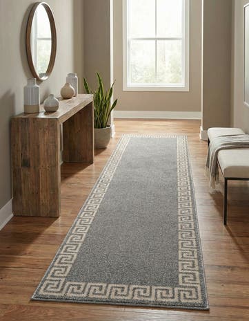 Gray Hera Runner Rug