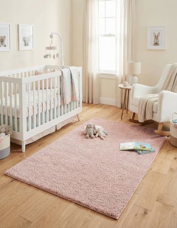 3' 3 x 5' 3 Solid Frieze Rug