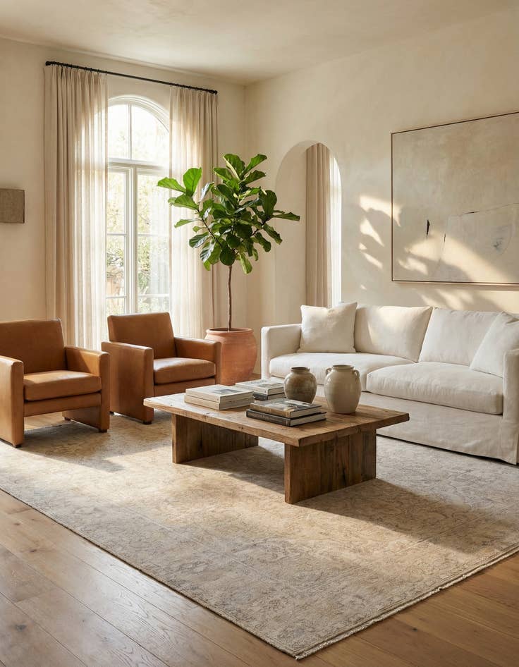 Detail image of 9' 9 x 13' 1  Hand Knotted Ultra Vintage Persian Wool Rug