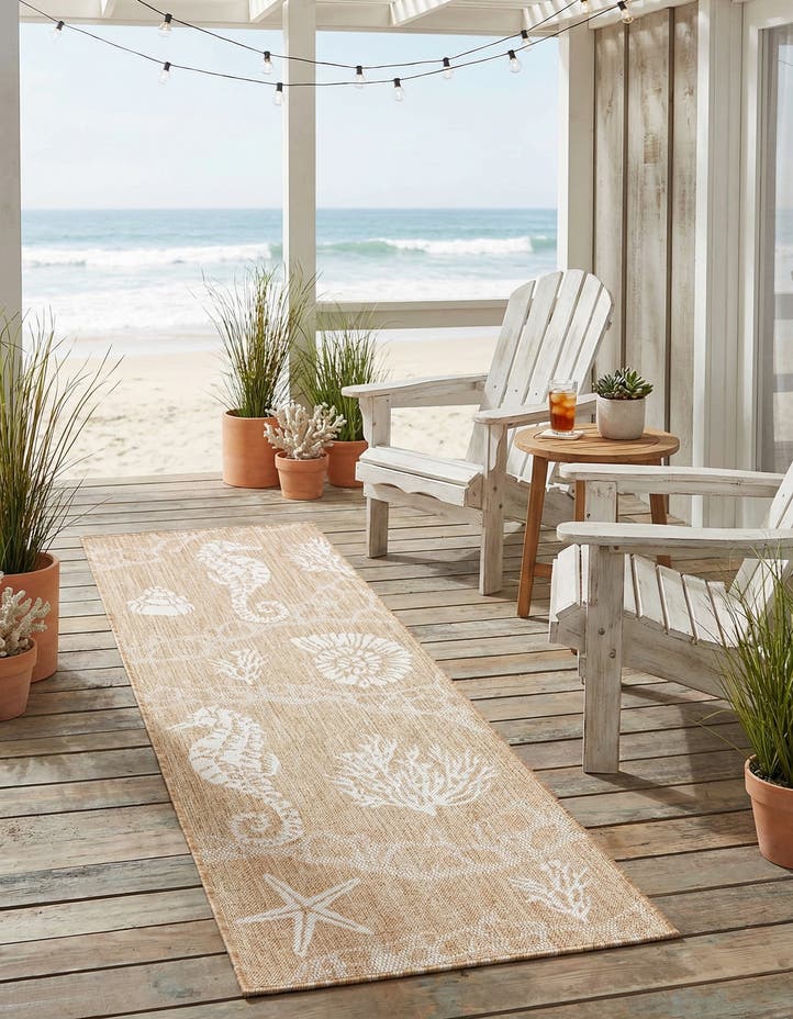 2' x 6' Easy-Clean Coastal Indoor / Outdoo...