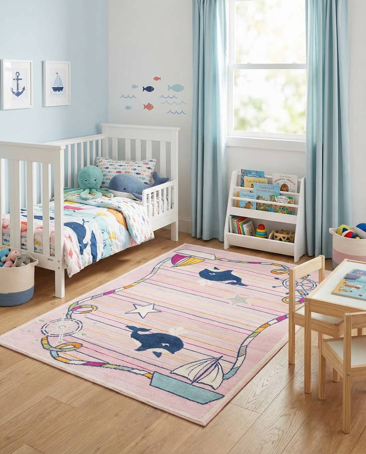 Detail image of 5' 3 x 7' 7 Easy-Clean Indoor / Outdoor Rug