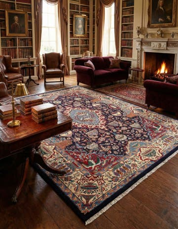 9' 5 x 12' 6 Kashmar Wool Rug