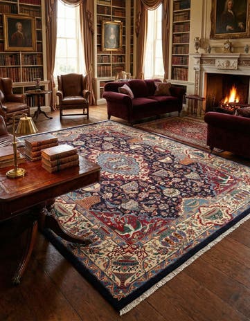9' 5 x 12' 6 Kashmar Wool Rug