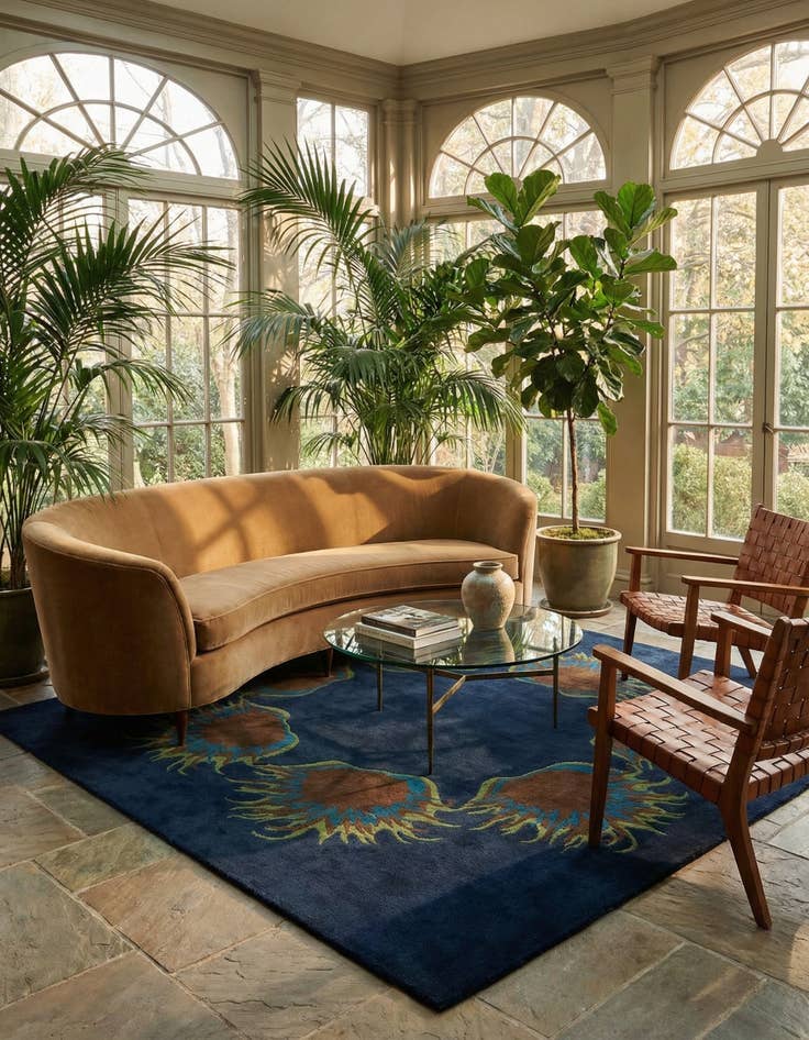 Detail image of 7' 5 x 7' 7 Luna Square Rug