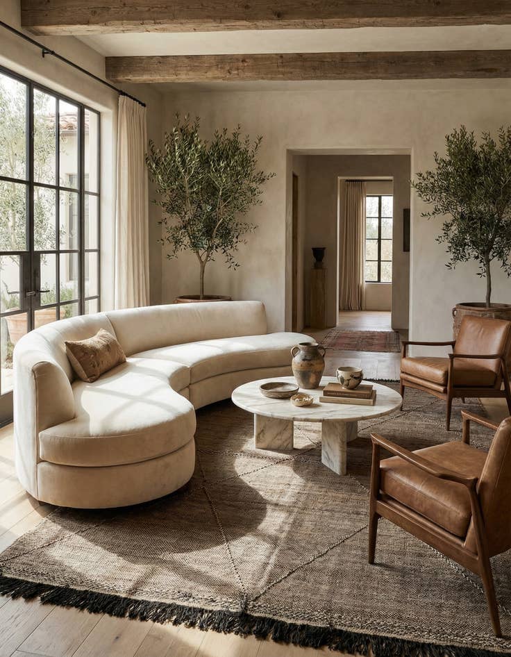 Detail image of 6' 7 x 9' 9  Hand Knotted Moroccan Wool Rug