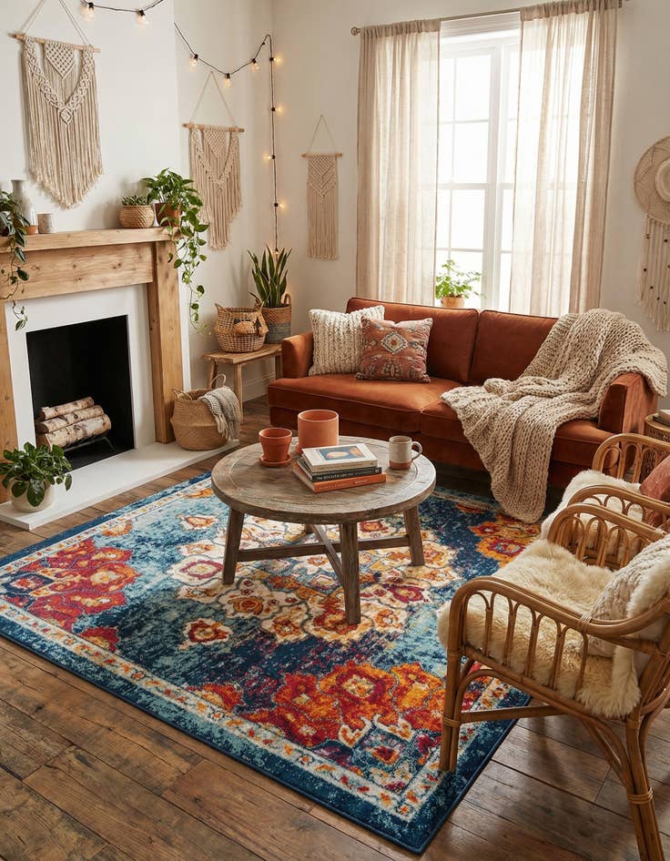 Detail image of  7' 10 x 7' 10 Parker Square Rug