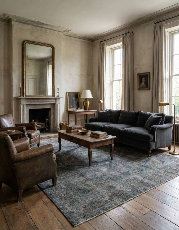 Detail image of 9' 9 x 12' 7  Hand Knotted Ultra Vintage Persian Wool Rug