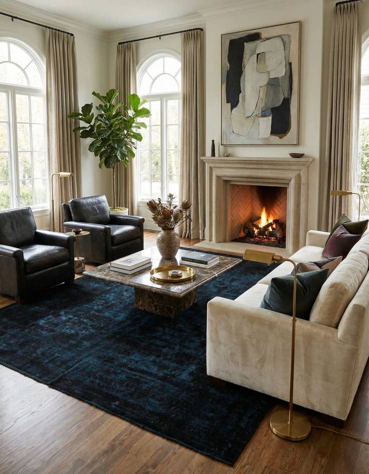 Detail image of 8' 2 x 12' 1  Hand Knotted Ultra Vintage Persian Wool Rug