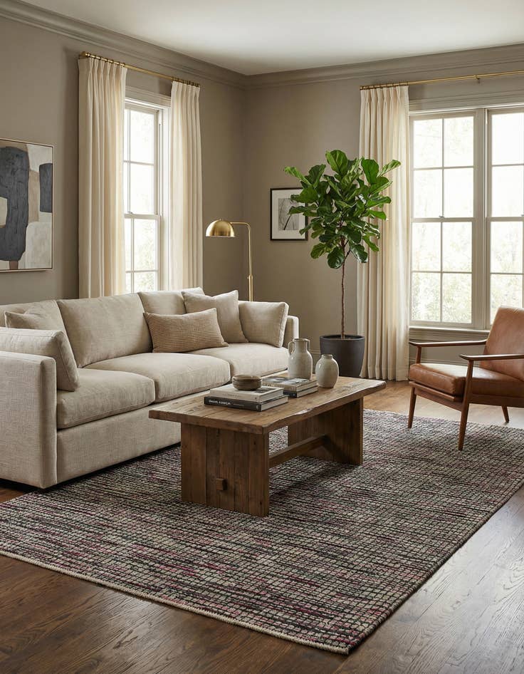 Detail image of 5' 5 x 8' 3  Hand Knotted Darya Wool Rug