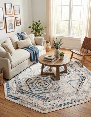 7' 10 x 7' 10 Charlotte Octagon Rug