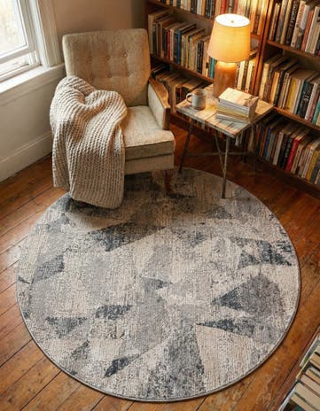 4' x 4' Caspian Round Rug